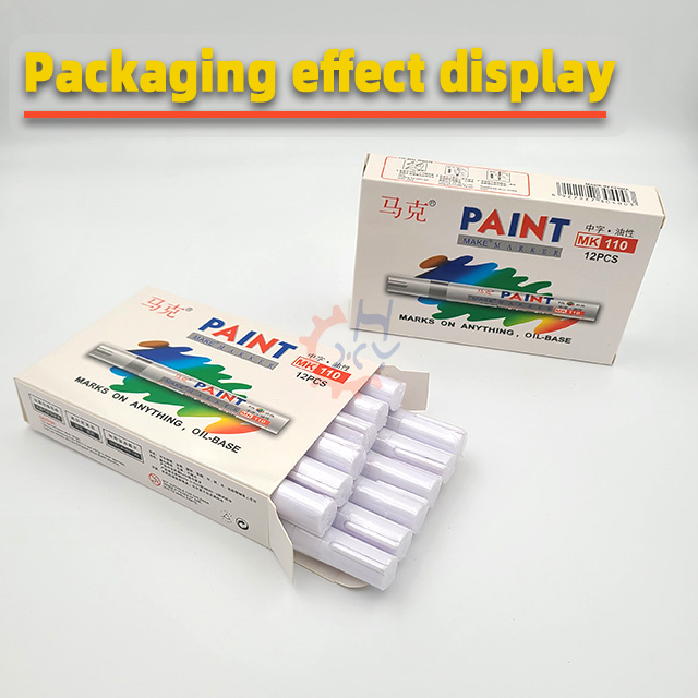 how to pack Whiteboard Markers into box? markers sorting and cartoning machine