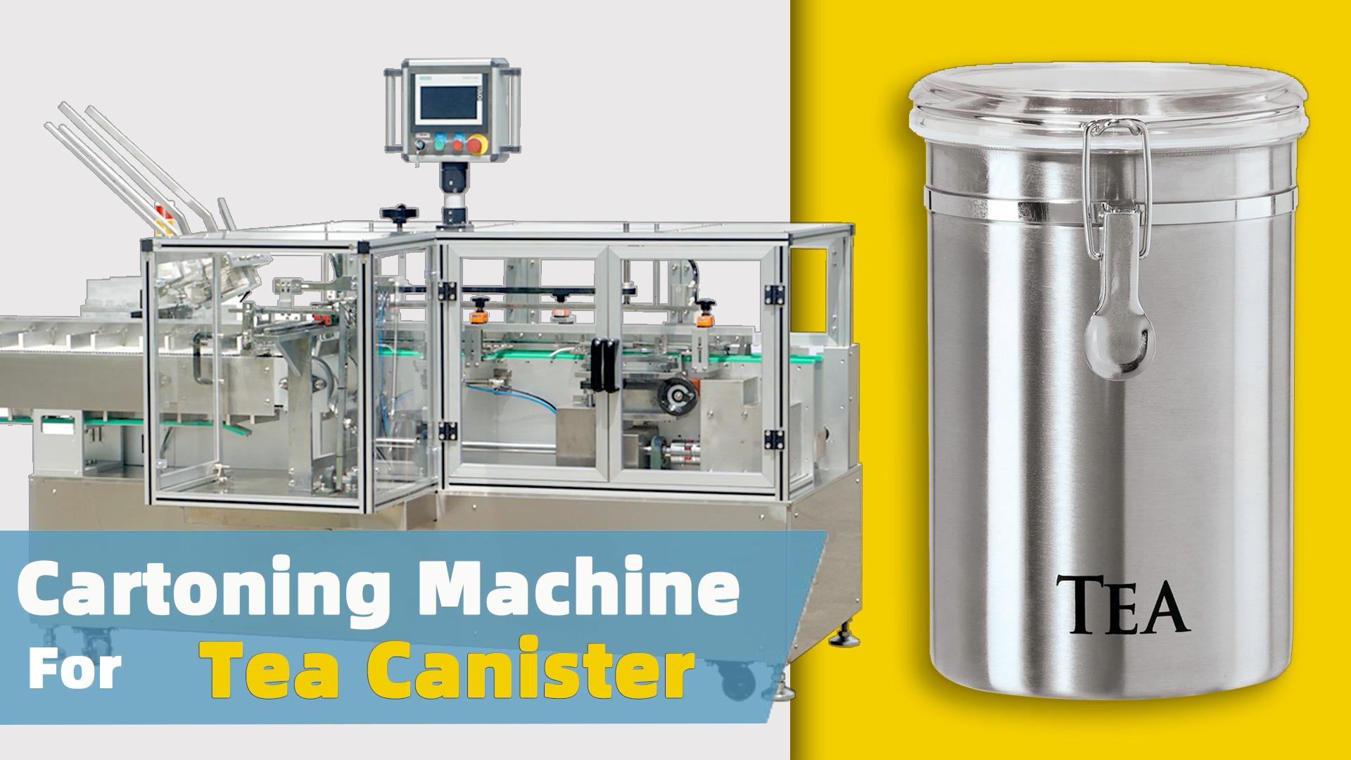 Automatic Cartoning Machine for Tea Canister Set/Tea Canister Tet/Coffee Sugar Tea Canister Set