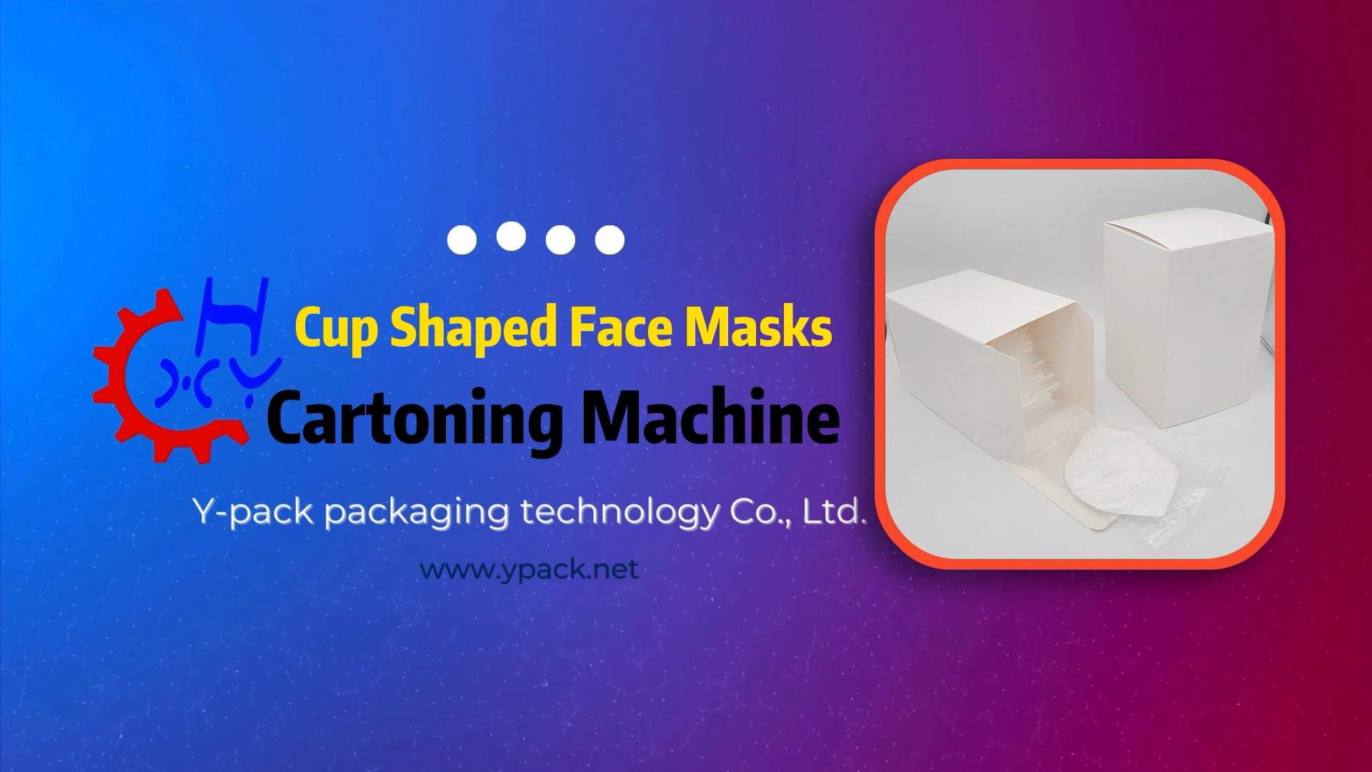 How to Pack COVAFLU Cup Shaped KN95 Face Masks into a Box Mouthpiece Cartooning Machine